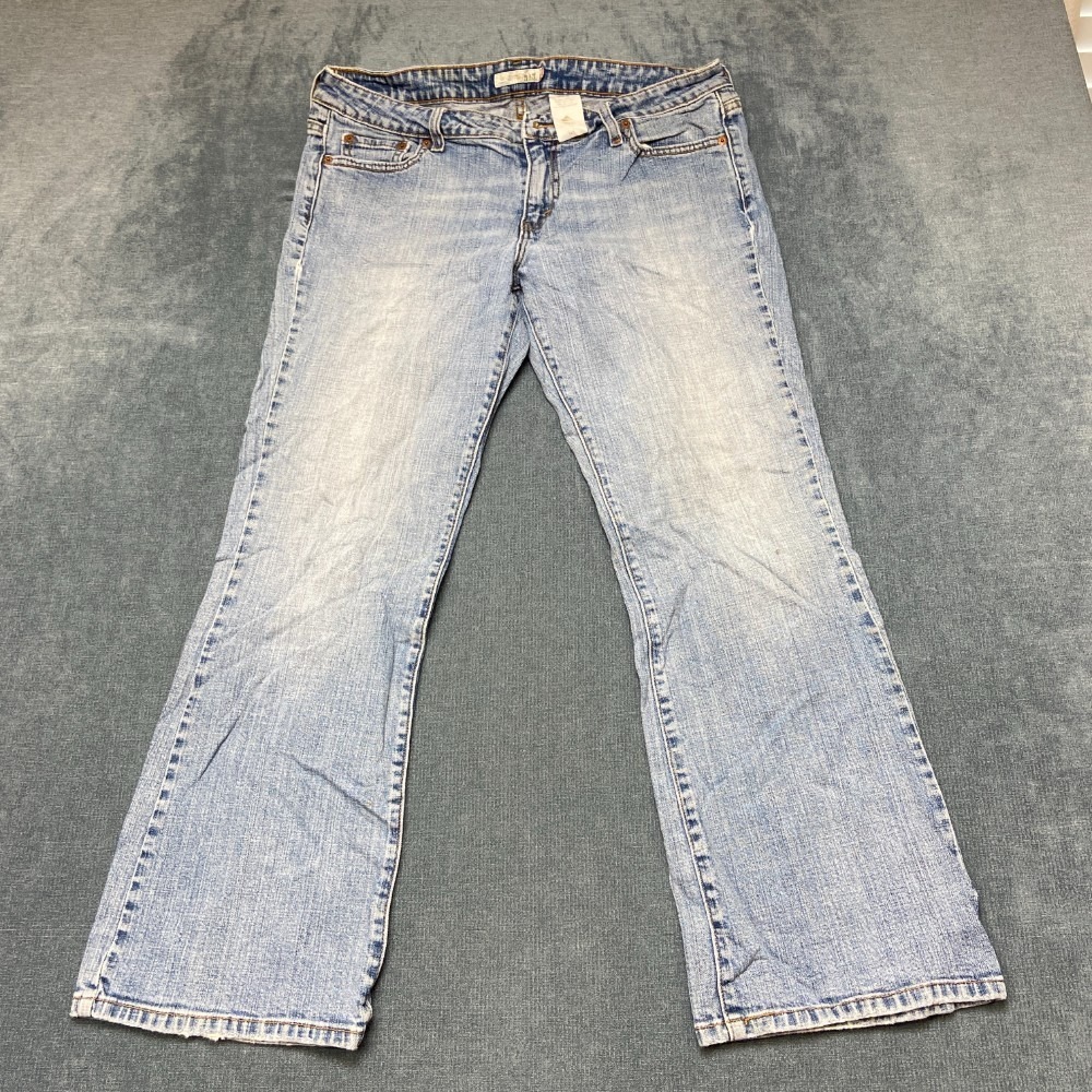 Levi's 545 Jeans Womens 14S Blue Denim Cotton Stretch Low Rise Bootcut Leg